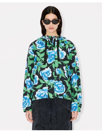 KENZO Peonies' ショート ウインドブレーカー