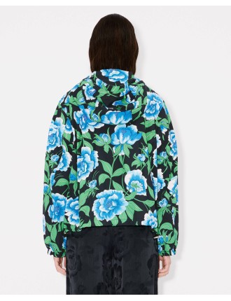 KENZO Peonies' ショート ウインドブレーカー