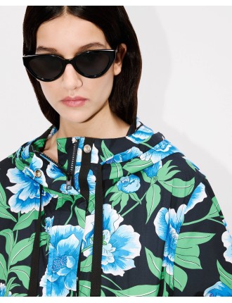 KENZO Peonies' ショート ウインドブレーカー