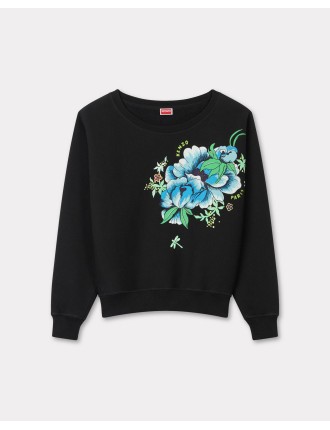 KENZO Peonies' バットウィング スウェット