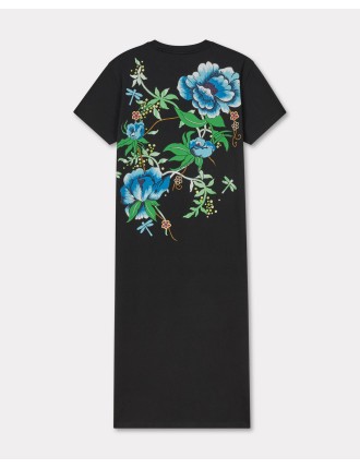 KENZO Peonies' ロング Tシャツ ドレス