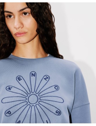 KENZO Marguerite' クロップド エンブロイダリー スウェット