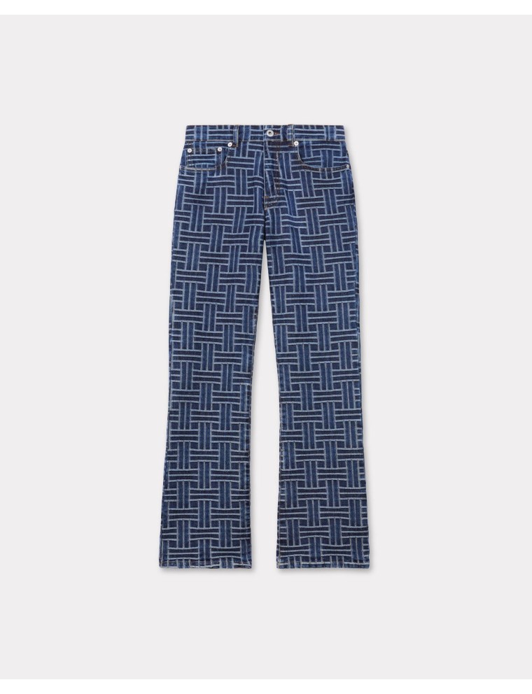 KENZO Weave' BARA クロップド フィット ジーンズ