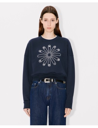 KENZO Marguerite' クロップド エンブロイダリー スウェット