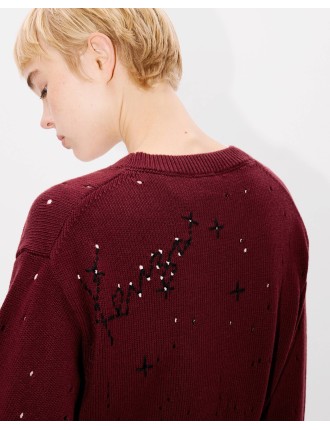 KENZO Constellation' エンブロイダリー クロップド カーディガン