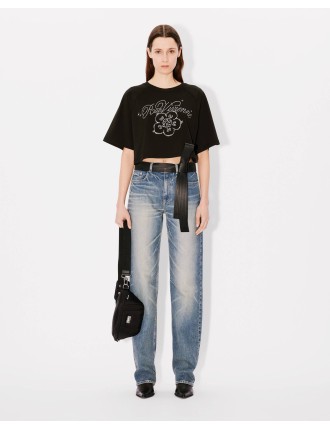 KENZO Constellation' エンブロイダリー クロップド Tシャツ