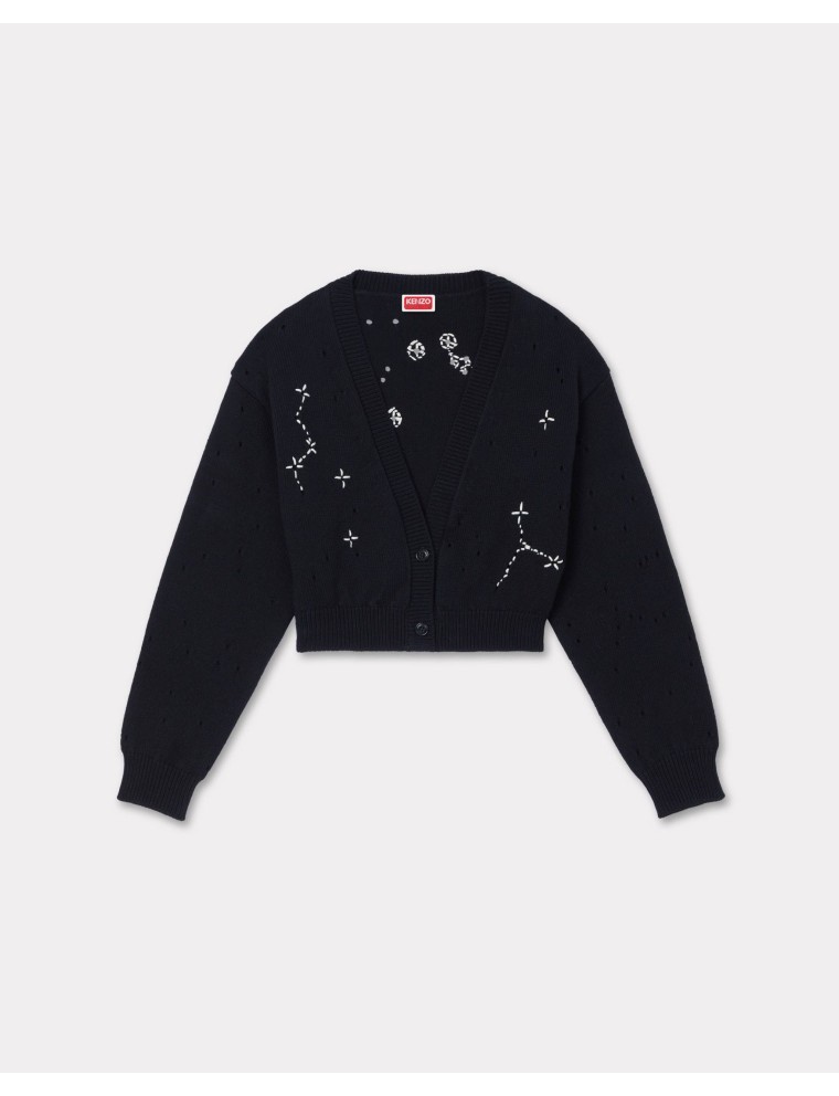 KENZO Constellation' エンブロイダリー クロップド カーディガン