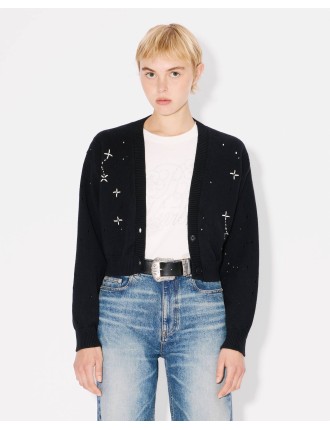 KENZO Constellation' エンブロイダリー クロップド カーディガン