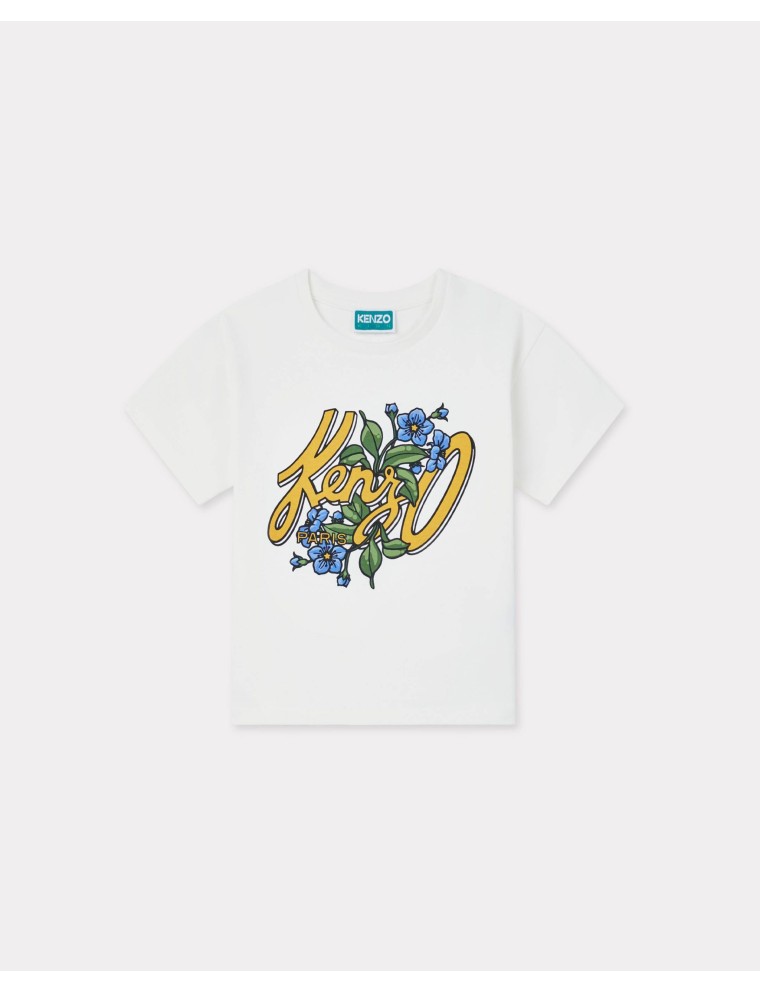 Blue Jungle' コットン Tシャツ