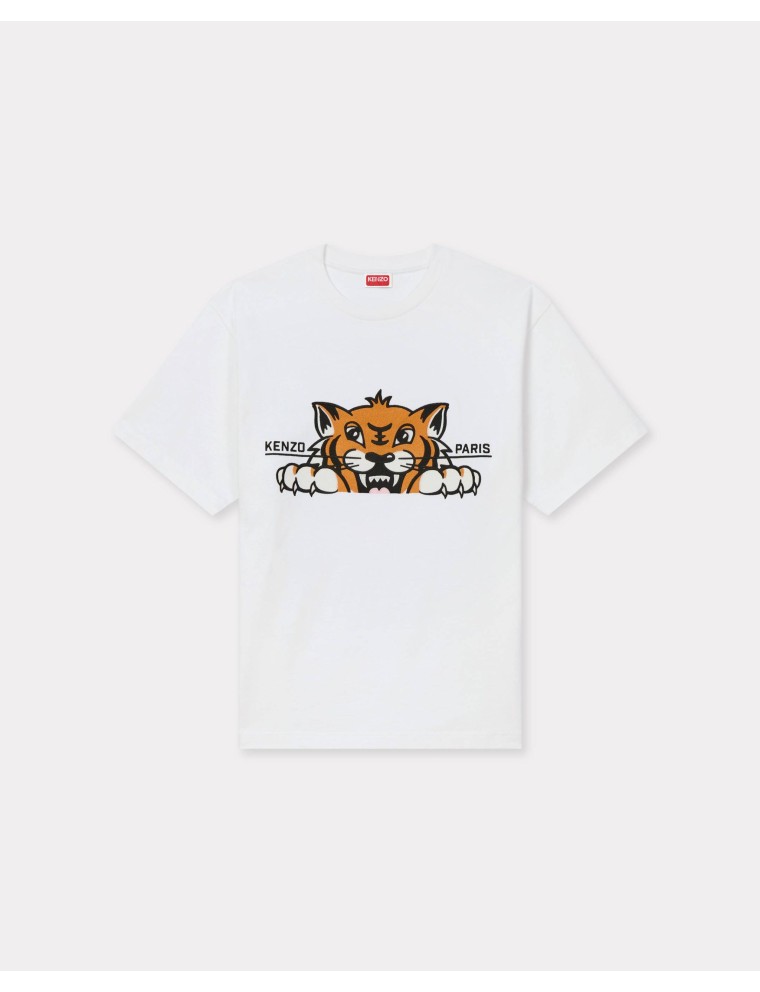 KENZO Happy Tiger' エンブロイダリー オーバーサイズ Tシャツ