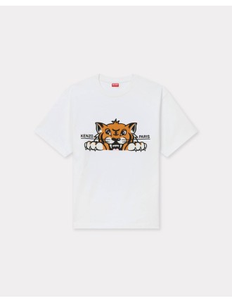 KENZO Happy Tiger' エンブロイダリー オーバーサイズ Tシャツ