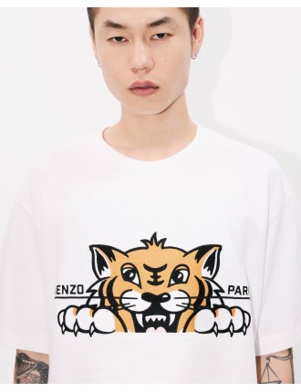 KENZO Happy Tiger' エンブロイダリー オーバーサイズ Tシャツ