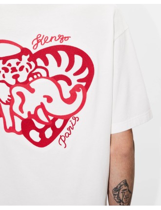 KENZO Jungle Heart' オーバーサイズ エンブロイダリー Tシャツ