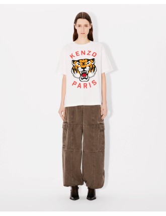 Lucky Tiger' オーバーサイズ Tシャツ ユニセックス