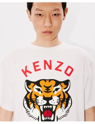 Lucky Tiger' オーバーサイズ Tシャツ ユニセックス