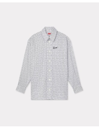 KENZO Weave' オーバーサイズ シャツ