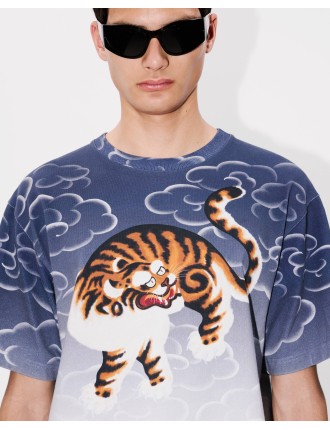 KENZO Cloud Tiger' オーバーサイズ Tシャツ ユニセックス