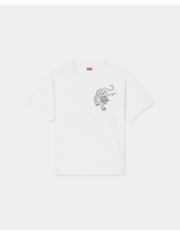 KENZO Star Tiger' エンブロイダリー オーバーサイズ Tシャツ