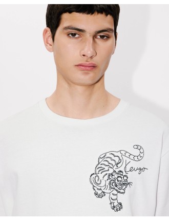 KENZO Star Tiger' エンブロイダリー オーバーサイズ Tシャツ