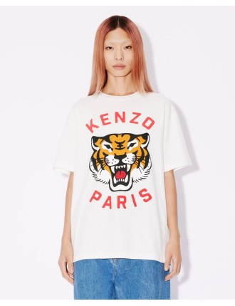 Lucky Tiger' オーバーサイズ Tシャツ ユニセックス