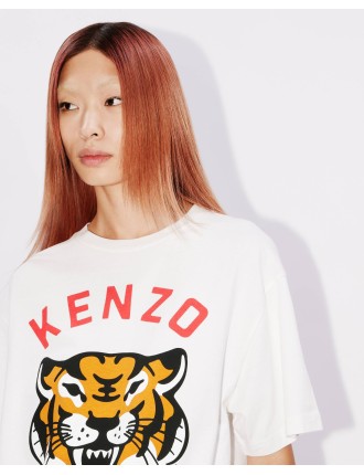 Lucky Tiger' オーバーサイズ Tシャツ ユニセックス