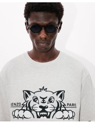 KENZO Happy Tiger' エンブロイダリー オーバーサイズ Tシャツ