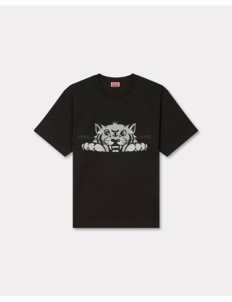 KENZO Happy Tiger' エンブロイダリー オーバーサイズ Tシャツ