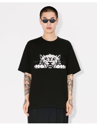 KENZO Happy Tiger' エンブロイダリー オーバーサイズ Tシャツ