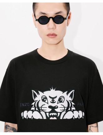 KENZO Happy Tiger' エンブロイダリー オーバーサイズ Tシャツ