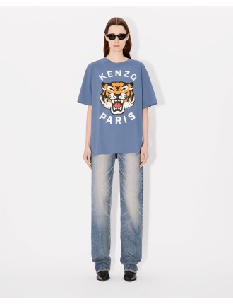 Lucky Tiger' オーバーサイズ Tシャツ ユニセックス