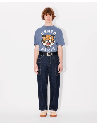 Lucky Tiger' オーバーサイズ Tシャツ ユニセックス