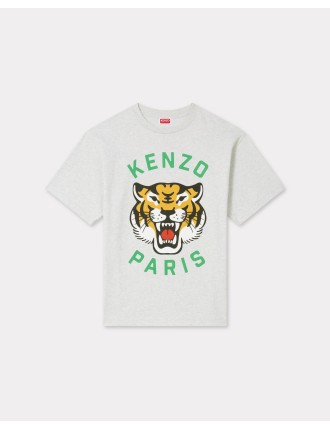 Lucky Tiger' オーバーサイズ Tシャツ ユニセックス