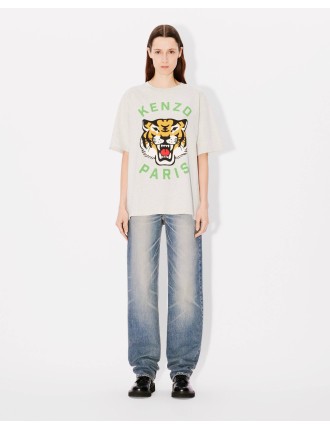 Lucky Tiger' オーバーサイズ Tシャツ ユニセックス