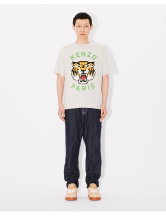 Lucky Tiger' オーバーサイズ Tシャツ ユニセックス