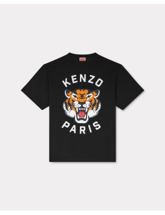 Lucky Tiger' オーバーサイズ Tシャツ ユニセックス