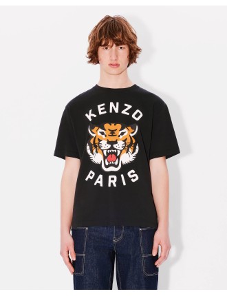 Lucky Tiger' オーバーサイズ Tシャツ ユニセックス