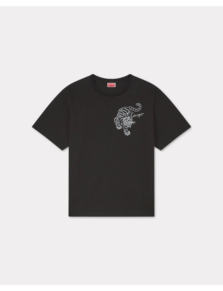 KENZO Star Tiger' エンブロイダリー オーバーサイズ Tシャツ