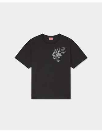 KENZO Star Tiger' エンブロイダリー オーバーサイズ Tシャツ