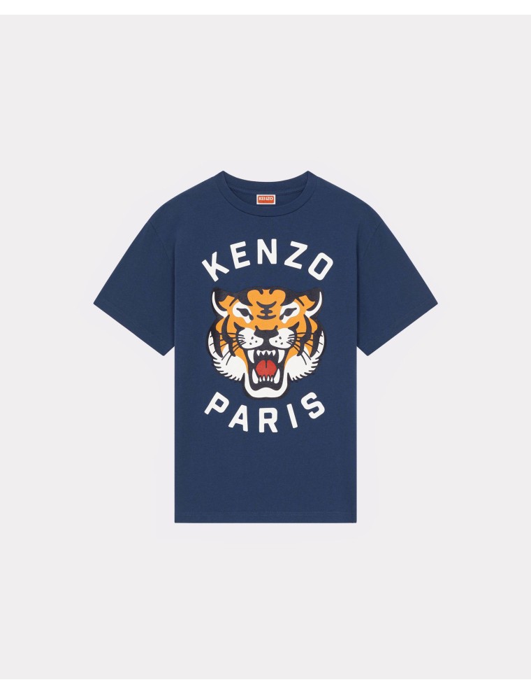 Lucky Tiger' オーバーサイズ Tシャツ ユニセックス