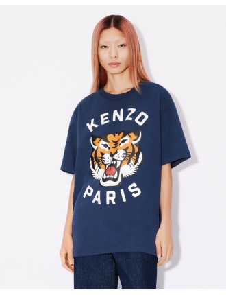 Lucky Tiger' オーバーサイズ Tシャツ ユニセックス