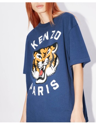 Lucky Tiger' オーバーサイズ Tシャツ ユニセックス