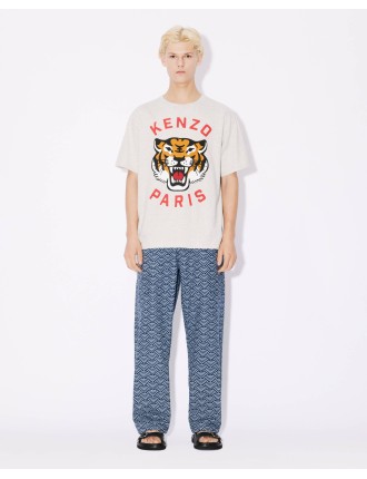 Lucky Tiger' オーバーサイズ Tシャツ ユニセックス