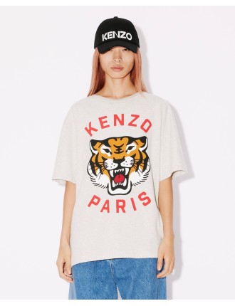 Lucky Tiger' オーバーサイズ Tシャツ ユニセックス